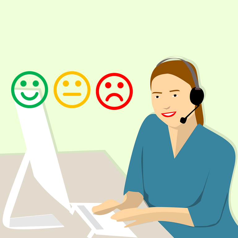 Illustration av telefonintervjuer